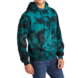 Sudadera con Capucha de Invierno para Hombre, 100% Algodón de Alta Calidad, con Cierre, Logotipo Personalizado, Diseño Tie Dye, Ecológica, para Actividades al Aire Libre - Product Image 2
