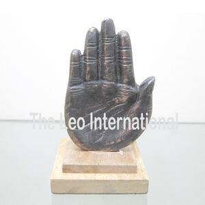 Conception de forme de bâtiment Aluminium plaqué argent Métal Luxe Excellents mariages Sculptures modernes de l'Inde - Product Image 3