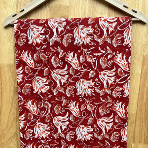 Hecho a mano indio de madera de bloque de impresión vestido de tela al por mayor moderno Jaipuri Floral Material de impresión - Product Image 1