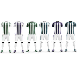 Vente en gros de vêtements de sport de haute qualité kits complets de football équipe de club de sublimation services OEM unisexes avec dessins et logo personnalisés - Product Image 2