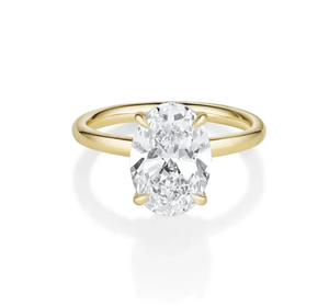 Anillo de Eternidad con Diamantes de Laboratorio con Corte Esmeralda y Certificación IGI para Mujer - Ideal para Bodas y Fiestas - Product Image 1