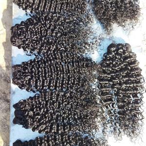 Pelo crudo rizado de bebé de Grado Superior donante único 100% paquetes de cabello humano virgen con cutículas alineadas suministro de rizos indios suaves - Product Image 6