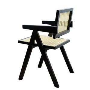 Chaise de salle à manger en bois certifiée BIFMA avec pieds en métal doré, design moderne, sièges de restaurant de qualité commerciale, conformité CAL117 - Product Image 6