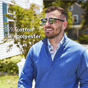 Chaqueta de Golf Transpirable con Media Cremallera para Exteriores, Elástica en 4 Direcciones, Absorbe la Humedad, Sudadera para Hombre, Precio al por Mayor - Product Image 5