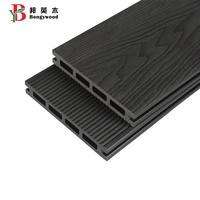 Plancher de balcon extérieur Matériaux WPC Decking composite gaufré 3D