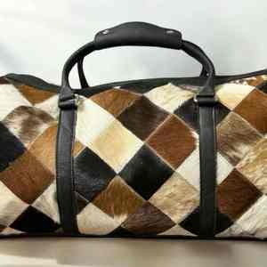 Vente en gros de sacs de sport en cuir de vachette style vintage pour hommes sacs de sport en cuir de vachette coupe-vent en matériau durable - Product Image 5