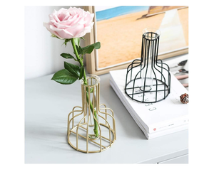 Florero recubierto de polvo negro más vendido para decoración del hogar Interior hoteles y restaurantes para maceta de boda - Product Image 5