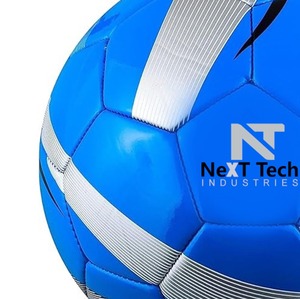 Next Tech Nouveau style Technologie hybride de football Ballon de match professionnel Matériau de texture en TPU Conception personnalisée et logo personnalisé - Product Image 4