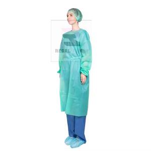 Conjunto de uniforme unisex no tejido camisa y pantalones del personal médico del hospital - Product Image 4