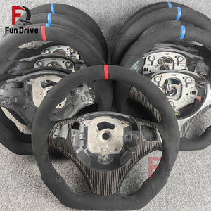 Volante de Cuero Alcantara Personalizado para <span class=keywords><strong>BMW</strong></span> Serie E con Levas para <span class=keywords><strong>BMW</strong></span> E55 E87 335i E92 DCT Z4 E89 E93 335i E84 E38 E36 M3 - Product Image 2