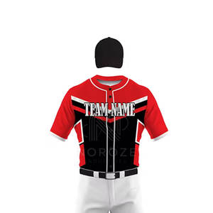 Venta al por mayor uniforme de béisbol transpirable nuevo diseño de alta calidad uniforme de béisbol de secado rápido para la venta - Product Image 6
