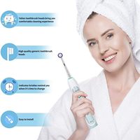 Recharges de têtes de brosse à dents électriques à poils moyens en forme de pétale pour soins bucco-dentaires, usage hôtelier et extérieur, vente en gros OEM