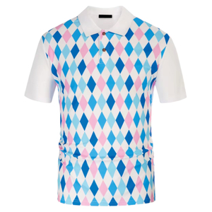 Chemise pour homme de luxe sur mesure, design personnalisé, imprimé uni, manches courtes, respirante, vêtements de sport décontractés, impression par sublimation, golf - Product Image 5