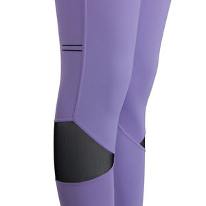 Suministro directo de fábrica, mallas de gimnasio medias de patrón sólido de moda para mujer, mallas de yoga suaves para entrenamiento, todos los colores, venta al por mayor - Product Image 5