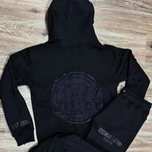 Traje Deportivo Personalizado OEM para Hombre de Alta Calidad, 100% Algodón, 80% Algodón y 20% Poliéster, de 320 g/m² a 400 g/m² - Product Image 1