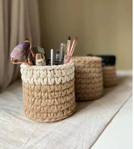 Portalápices de yute, soporte de marcador de panícula de yute de aspecto moderno de alta calidad para uso de mesa escolar de oficina en venta al por mayor - Product Image 6