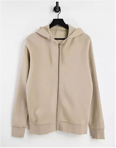 Sudadera con capucha y cremallera de algodón 100% unisex, Sudadera de punto de nuevo estilo con diseño bordado para invierno, venta al por mayor - Product Image 5