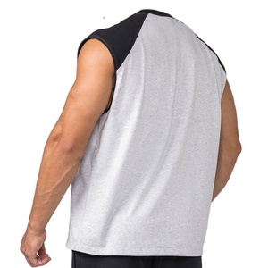 Camiseta Deportiva Personalizada con Diseño de Panel, Ropa Deportiva para Hombre, 100% Algodón, Camiseta de Yoga sin Mangas, Ropa Deportiva Lisa para Verano - Product Image 6