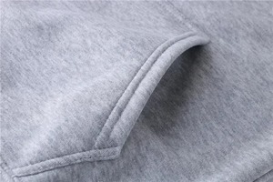 100% Cotton Custom Screen Printed Hoodie <b>Sweatshirts</b> for <b>Men</b> <b>Grey</b> Casual Streetwear <b>Men</b> Hoodie for Winter - Product Image 5