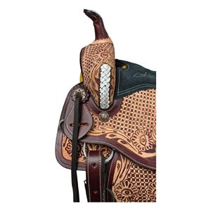 Venta al por mayor de monturas de carreras hechas a mano de cuero genuino de calidad superior monturas de caballos occidentales a granel Rodeo Cowboy Tack Factory - Product Image 3