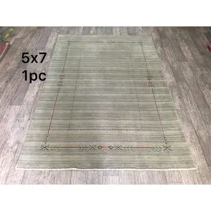 Custom hand tufted rug made in new zealand wool carpet for residential home use at factory price
