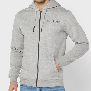 Vente en gros OEM de sweats à capuche zippés pour hommes dernière conception fabriquée au Pakistan en polyester/coton pour l'hiver - Product Image 1