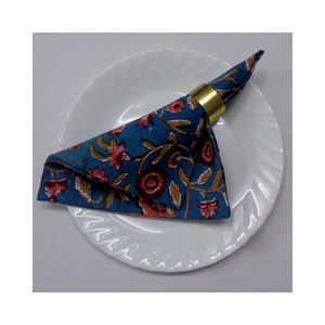 Nouveauté, serviette de table élégante en lin, faite à la main, imprimée à la main, en pur coton, serviette de table moderne pour la salle à manger, approvisionnement en vrac - Product Image 3