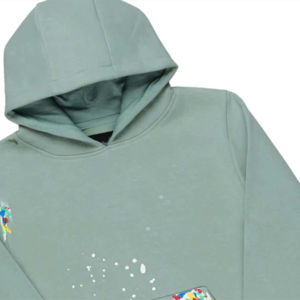 Nouvelle arrivée design hommes survêtement décontracté avec point de contraste Sport à capuche et pantalons de survêtement broderie vêtements de sport pour hommes survêtement - Product Image 1