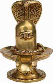 Laiton pur Divine Medium Narmadeshwar Shivling Meilleure vente Logo personnalisé Décor de table fini doré en gros - Product Image 5