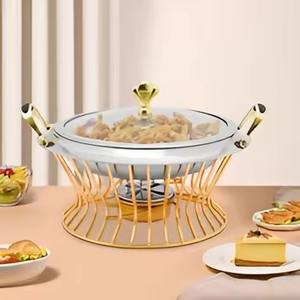 Calentador de Comida Buffet para Hotel, Recipiente para Calentar Alimentos de Acero Inoxidable, Comercial - Product Image 1