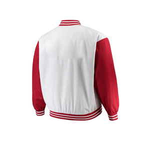 Customized Men's WoolPolyester Baseball Bomber Varsity Jacket Logo Waterproof Windproof Coated Stand-Customizable Size Color - Product Image 5