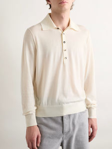 Custom-Fit Mens Smart-Casual Long Sleeve <b>Jumper</b> Winter <b>Shirt</b> Modest Collar Button Breathable Anti-Wrinkle Anti-Shrink Polos - Product Image 3