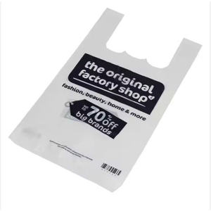 Eco Friendly Carry HDPE Ldpe Camiseta Gracias Bolsas De Plástico De Mercancía Bolsas Personalizadas Bolsas De Agradecimento Para Boutique Shopping - Product Image 2