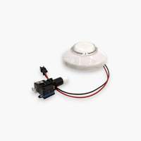 Boutons d'arcade éclairés par LED RGB 7,5x7,5x7 cm en plastique, lot de 4