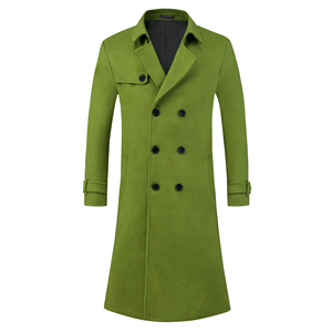 Último diseño de ropa de invierno, abrigos largos Unisex, abrigos largos transpirables de moda de Color sólido - Product Image 1