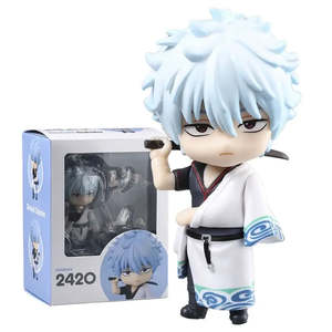 Figurine en plastique Nendoroid de Sakata Gintoki de Gintama, source d'animation japonaise - Product Image 1