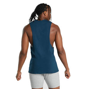 Camisetas sin mangas para hombre de talla grande superventas, chalecos de gimnasio transpirables de mezcla de algodón en blanco sin mangas con cuello redondo personalizado a precios baratos - Product Image 4