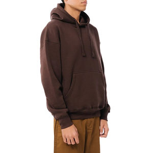Sweat à capuche en polaire pour hommes Sweat-shirt pour hommes avec logo imprimé personnalisé Sweats à capuche personnalisés avec épaules tombantes pour hommes - Product Image 4