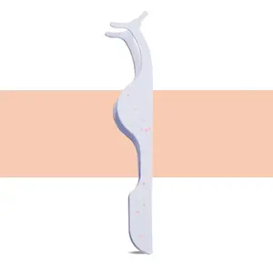 Applicateur d'extension de cils avec logo personnalisé pince à épiler en acier inoxydable avec pointe pointue en différentes couleurs pour outil de maquillage - Product Image 2