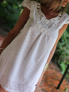 ชุดเดรสผ้าฝ้ายลำลองแฟชั่นฤดูร้อน ไซส์เดียว ลายปัก - Product Image 2