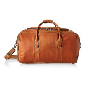 Sac de sport spacieux en cuir véritable avec un design intemporel grande capacité pour les voyages d'affaires et les activités de plein air - Product Image 1