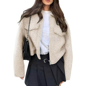 2025 nouveauté femmes laine vestes léger femmes laine vestes pas cher prix femmes laine vestes - Product Image 1