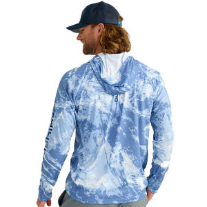 Sweat à capuche de pêche personnalisé Offre Spéciale pour hommes avec protection UV respirante à séchage rapide conception de camouflage à manches longues Offre Spéciale imperméable - Product Image 2