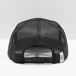 Parche de pesca personalizado 5 paneles Tucker sombrero negro Snapback deportes gorra de béisbol para Unisex - Product Image 2