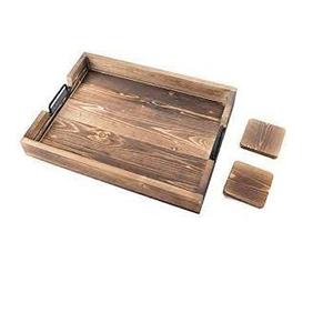 Forma personalizada para servir comida deliciosa bandeja de madera de diseñador hecha a mano para uso en el hogar, hotel y cafetería - Product Image 2