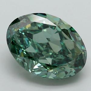 Diamante Natural Suelto de Corte Ovalado Verde Fantasía de 1.00 Quilates, Premium y Glamuroso, Precio de Proveedor y Fabricante al por Mayor - Product Image 1