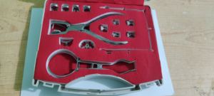 Kit de barrage dentaire manuel professionnel, ensemble de 12 pièces, instruments en acier inoxydable pour chirurgie dentaire, certifié CE - Product Image 5