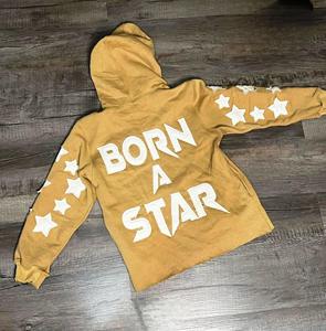 Nouvelle Arrivée du Fabricant OEM : Sweats à Capuche Zippés pour Hommes en Molleton Bouclette 430 g/m² pour l'Hiver, Style Streetwear, avec Broderie Effet Vieilli et Lavage Acide - Product Image 4
