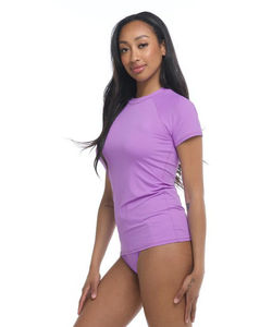 Camisas de protección solar de manga larga para mujer sublimadas de alta calidad para nadar Moda personalizada Haus Industries - Product Image 1