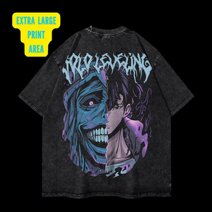 270g Camiseta de manga corta de algodón pesado Hombro caído DTF All-Cotton Loose Top Streetwear Ropa con logotipo frontal - Product Image 2